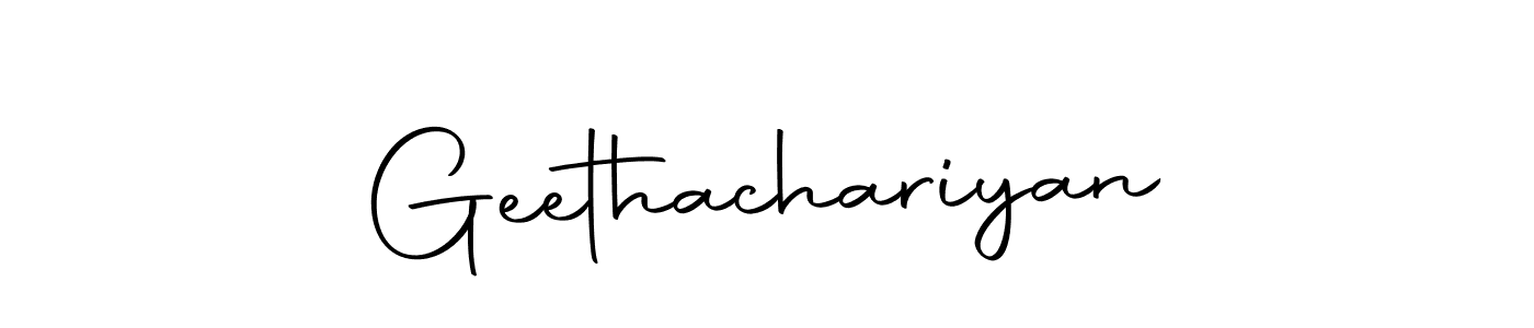 Make a beautiful signature design for name Geethachariyan. With this signature (Autography-DOLnW) style, you can create a handwritten signature for free. Geethachariyan signature style 10 images and pictures png