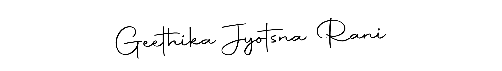 This is the best signature style for the Geethika Jyotsna Rani name. Also you like these signature font (Autography-DOLnW). Mix name signature. Geethika Jyotsna Rani signature style 10 images and pictures png