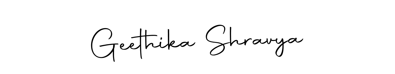 Similarly Autography-DOLnW is the best handwritten signature design. Signature creator online .You can use it as an online autograph creator for name Geethika Shravya. Geethika Shravya signature style 10 images and pictures png