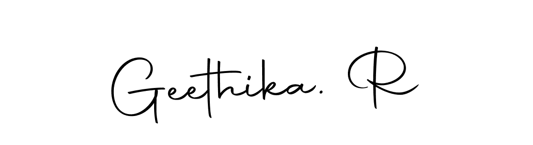 Make a beautiful signature design for name Geethika. R. With this signature (Autography-DOLnW) style, you can create a handwritten signature for free. Geethika. R signature style 10 images and pictures png