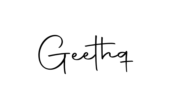 Geethq stylish signature style. Best Handwritten Sign (Autography-DOLnW) for my name. Handwritten Signature Collection Ideas for my name Geethq. Geethq signature style 10 images and pictures png