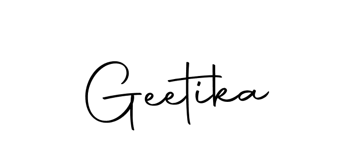 How to make Geetika name signature. Use Autography-DOLnW style for creating short signs online. This is the latest handwritten sign. Geetika signature style 10 images and pictures png