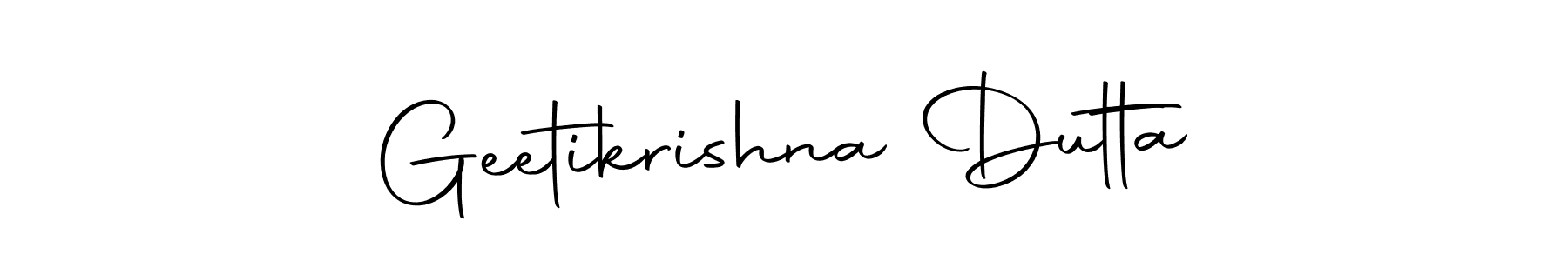 Also we have Geetikrishna Dutta name is the best signature style. Create professional handwritten signature collection using Autography-DOLnW autograph style. Geetikrishna Dutta signature style 10 images and pictures png