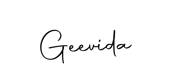 How to make Geevida signature? Autography-DOLnW is a professional autograph style. Create handwritten signature for Geevida name. Geevida signature style 10 images and pictures png