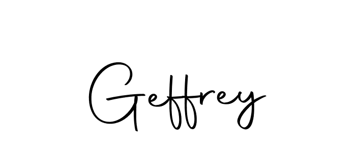 Create a beautiful signature design for name Geffrey. With this signature (Autography-DOLnW) fonts, you can make a handwritten signature for free. Geffrey signature style 10 images and pictures png