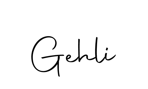 How to make Gehli signature? Autography-DOLnW is a professional autograph style. Create handwritten signature for Gehli name. Gehli signature style 10 images and pictures png