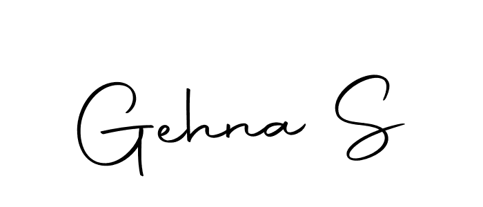 The best way (Autography-DOLnW) to make a short signature is to pick only two or three words in your name. The name Gehna S include a total of six letters. For converting this name. Gehna S signature style 10 images and pictures png