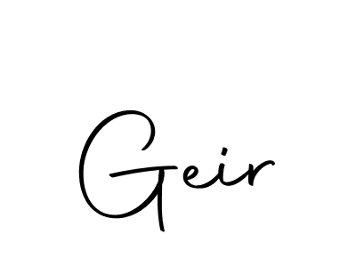 The best way (Autography-DOLnW) to make a short signature is to pick only two or three words in your name. The name Geir include a total of six letters. For converting this name. Geir signature style 10 images and pictures png