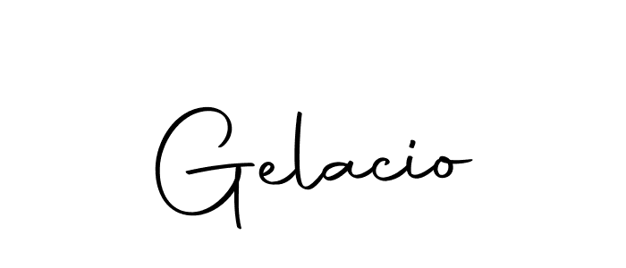 How to make Gelacio name signature. Use Autography-DOLnW style for creating short signs online. This is the latest handwritten sign. Gelacio signature style 10 images and pictures png