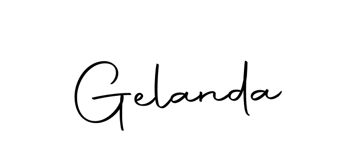 You can use this online signature creator to create a handwritten signature for the name Gelanda. This is the best online autograph maker. Gelanda signature style 10 images and pictures png