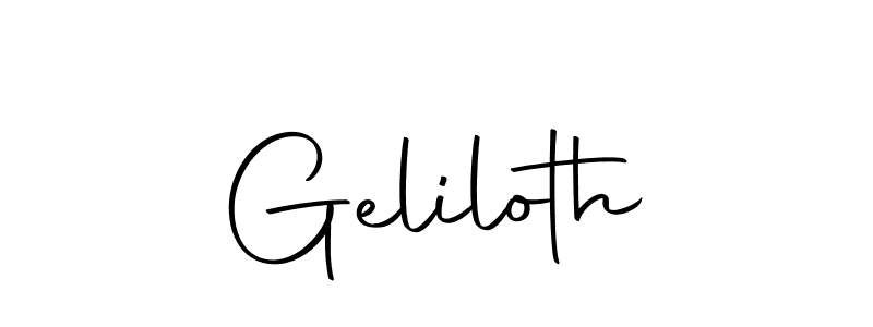 The best way (Autography-DOLnW) to make a short signature is to pick only two or three words in your name. The name Geliloth include a total of six letters. For converting this name. Geliloth signature style 10 images and pictures png