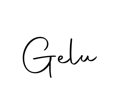 You can use this online signature creator to create a handwritten signature for the name Gelu. This is the best online autograph maker. Gelu signature style 10 images and pictures png