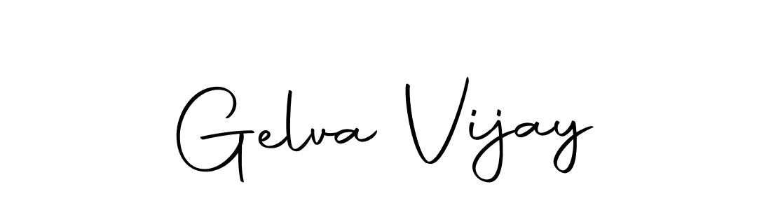 Gelva Vijay stylish signature style. Best Handwritten Sign (Autography-DOLnW) for my name. Handwritten Signature Collection Ideas for my name Gelva Vijay. Gelva Vijay signature style 10 images and pictures png