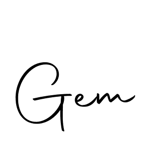 How to make Gem name signature. Use Autography-DOLnW style for creating short signs online. This is the latest handwritten sign. Gem signature style 10 images and pictures png