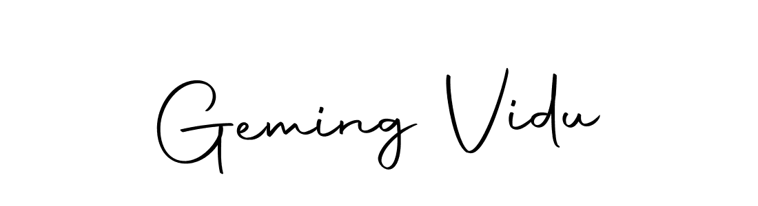 See photos of Geming Vidu official signature by Spectra . Check more albums & portfolios. Read reviews & check more about Autography-DOLnW font. Geming Vidu signature style 10 images and pictures png