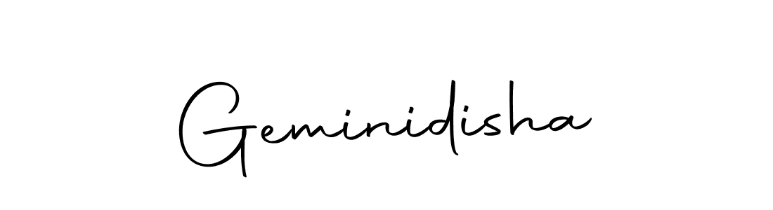 How to make Geminidisha signature? Autography-DOLnW is a professional autograph style. Create handwritten signature for Geminidisha name. Geminidisha signature style 10 images and pictures png