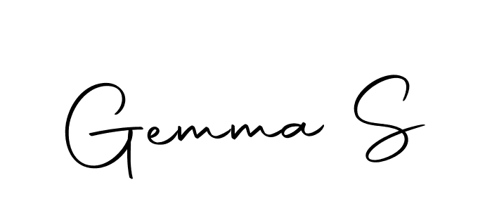 Autography-DOLnW is a professional signature style that is perfect for those who want to add a touch of class to their signature. It is also a great choice for those who want to make their signature more unique. Get Gemma S name to fancy signature for free. Gemma S signature style 10 images and pictures png