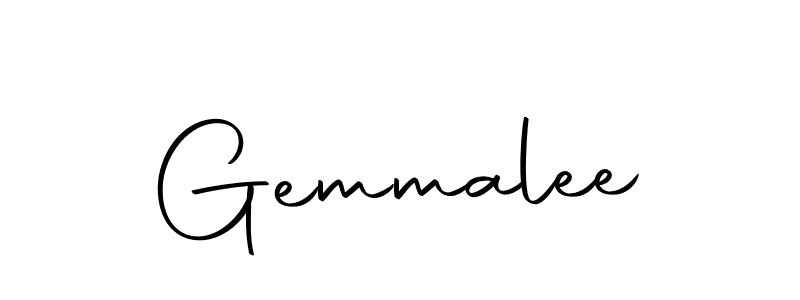 How to make Gemmalee name signature. Use Autography-DOLnW style for creating short signs online. This is the latest handwritten sign. Gemmalee signature style 10 images and pictures png