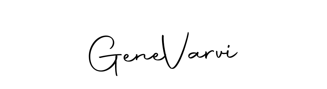 You should practise on your own different ways (Autography-DOLnW) to write your name (Gene  Varvi) in signature. don't let someone else do it for you. Gene  Varvi signature style 10 images and pictures png