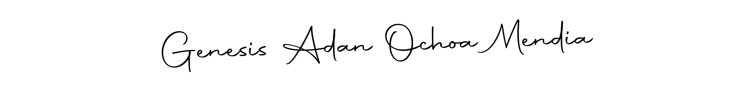 Also we have Genesis Adan Ochoa Mendia name is the best signature style. Create professional handwritten signature collection using Autography-DOLnW autograph style. Genesis Adan Ochoa Mendia signature style 10 images and pictures png