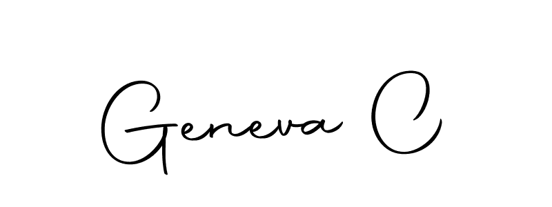 Design your own signature with our free online signature maker. With this signature software, you can create a handwritten (Autography-DOLnW) signature for name Geneva C. Geneva C signature style 10 images and pictures png