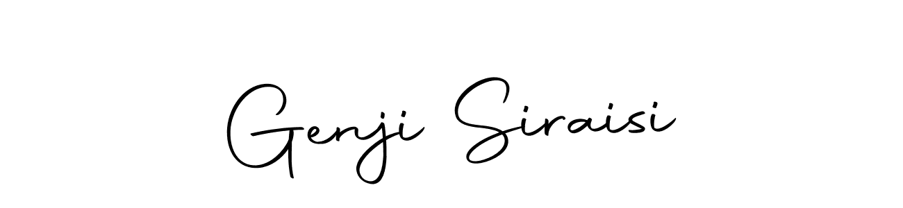 Similarly Autography-DOLnW is the best handwritten signature design. Signature creator online .You can use it as an online autograph creator for name Genji Siraisi. Genji Siraisi signature style 10 images and pictures png