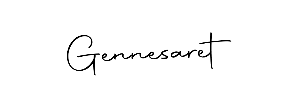 How to make Gennesaret name signature. Use Autography-DOLnW style for creating short signs online. This is the latest handwritten sign. Gennesaret signature style 10 images and pictures png