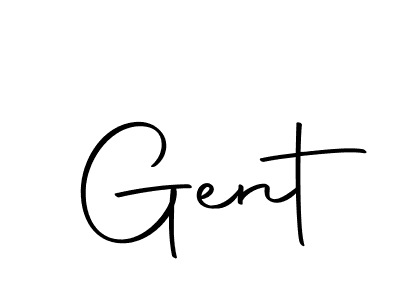 Make a beautiful signature design for name Gent. With this signature (Autography-DOLnW) style, you can create a handwritten signature for free. Gent signature style 10 images and pictures png