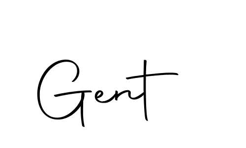 Also we have Gent  name is the best signature style. Create professional handwritten signature collection using Autography-DOLnW autograph style. Gent  signature style 10 images and pictures png