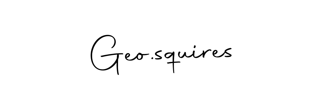 How to make Geo.squires name signature. Use Autography-DOLnW style for creating short signs online. This is the latest handwritten sign. Geo.squires signature style 10 images and pictures png
