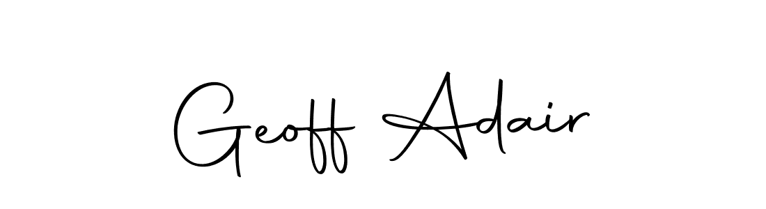 Similarly Autography-DOLnW is the best handwritten signature design. Signature creator online .You can use it as an online autograph creator for name Geoff Adair. Geoff Adair signature style 10 images and pictures png