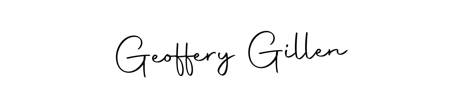 Autography-DOLnW is a professional signature style that is perfect for those who want to add a touch of class to their signature. It is also a great choice for those who want to make their signature more unique. Get Geoffery Gillen name to fancy signature for free. Geoffery Gillen signature style 10 images and pictures png