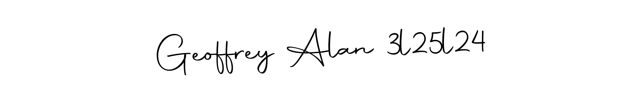 You can use this online signature creator to create a handwritten signature for the name Geoffrey Alan 3l25l24. This is the best online autograph maker. Geoffrey Alan 3l25l24 signature style 10 images and pictures png