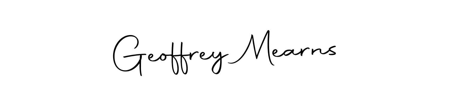 if you are searching for the best signature style for your name Geoffrey Mearns. so please give up your signature search. here we have designed multiple signature styles  using Autography-DOLnW. Geoffrey Mearns signature style 10 images and pictures png