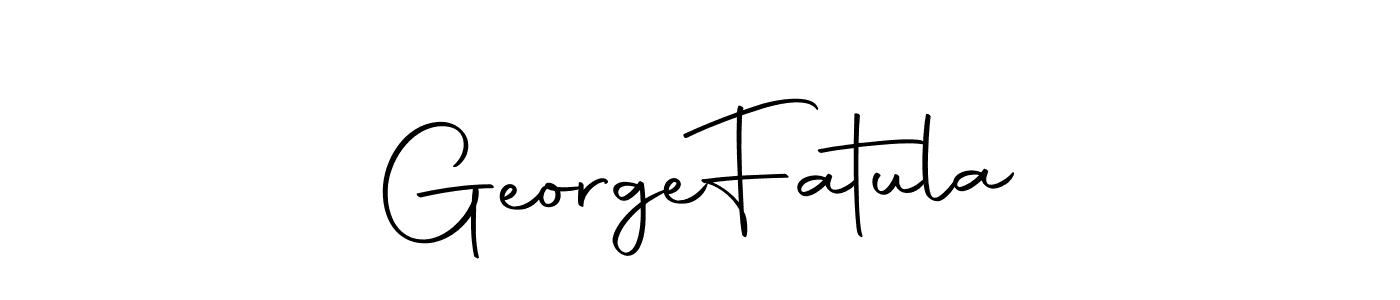 Create a beautiful signature design for name George  Fatula. With this signature (Autography-DOLnW) fonts, you can make a handwritten signature for free. George  Fatula signature style 10 images and pictures png