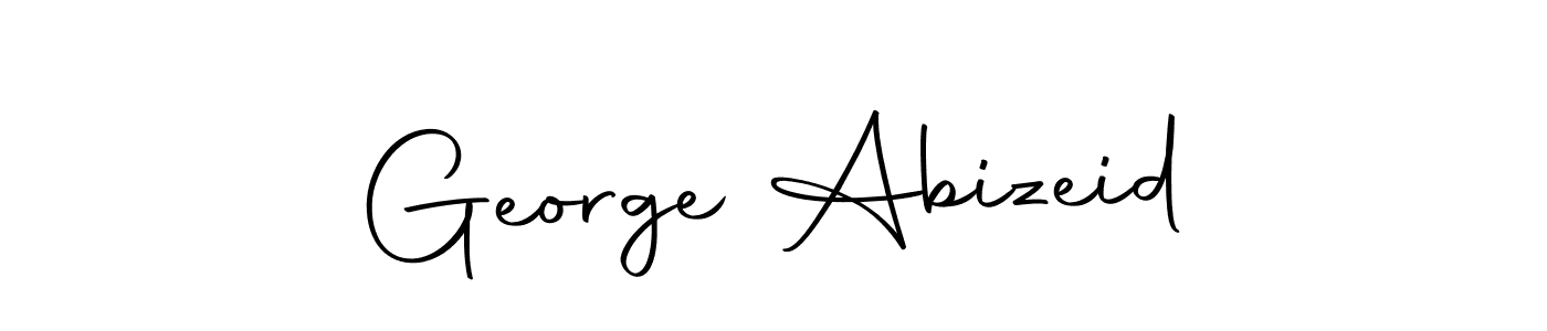 Make a beautiful signature design for name George Abizeid. Use this online signature maker to create a handwritten signature for free. George Abizeid signature style 10 images and pictures png