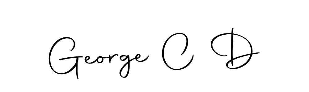 How to make George C D signature? Autography-DOLnW is a professional autograph style. Create handwritten signature for George C D name. George C D signature style 10 images and pictures png