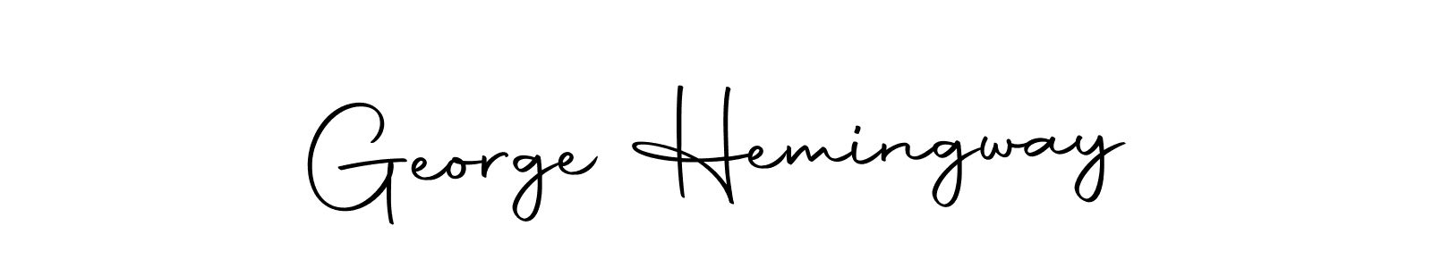 Here are the top 10 professional signature styles for the name George Hemingway. These are the best autograph styles you can use for your name. George Hemingway signature style 10 images and pictures png