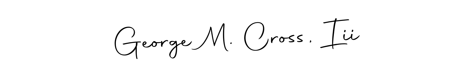 You should practise on your own different ways (Autography-DOLnW) to write your name (George M. Cross, Iii) in signature. don't let someone else do it for you. George M. Cross, Iii signature style 10 images and pictures png