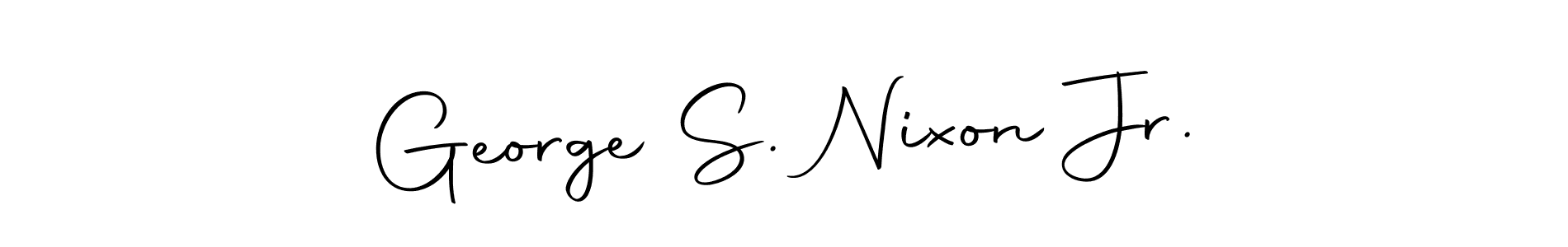 Use a signature maker to create a handwritten signature online. With this signature software, you can design (Autography-DOLnW) your own signature for name George S. Nixon Jr.. George S. Nixon Jr. signature style 10 images and pictures png