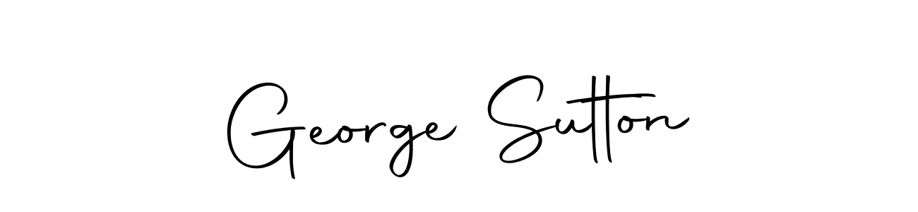 Make a beautiful signature design for name George Sutton. With this signature (Autography-DOLnW) style, you can create a handwritten signature for free. George Sutton signature style 10 images and pictures png