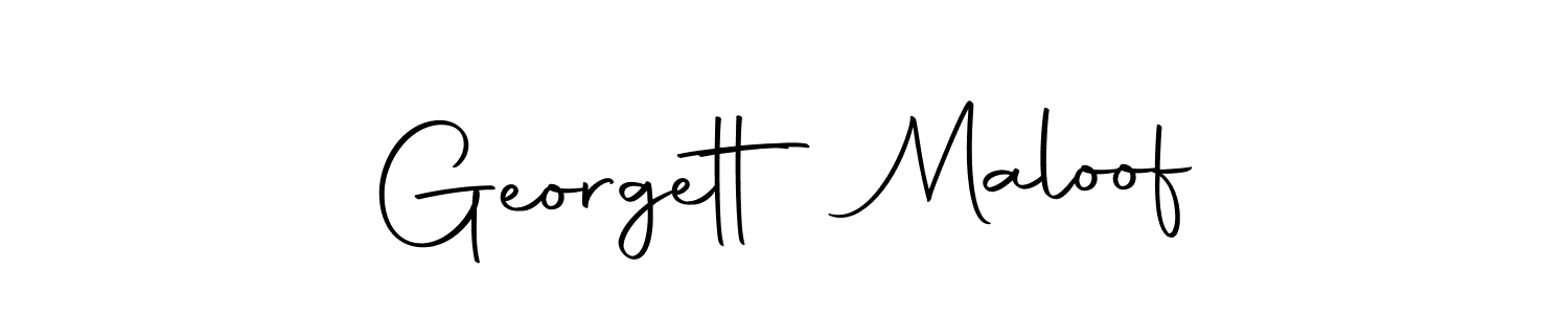 Georgett Maloof stylish signature style. Best Handwritten Sign (Autography-DOLnW) for my name. Handwritten Signature Collection Ideas for my name Georgett Maloof. Georgett Maloof signature style 10 images and pictures png