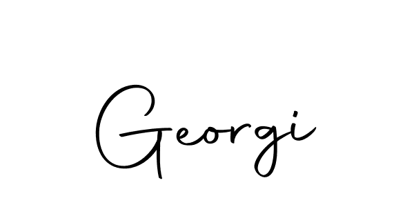 How to make Georgi name signature. Use Autography-DOLnW style for creating short signs online. This is the latest handwritten sign. Georgi signature style 10 images and pictures png