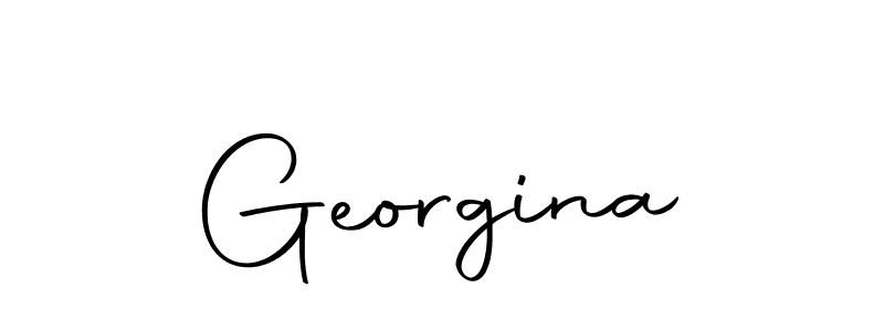 How to make Georgina signature? Autography-DOLnW is a professional autograph style. Create handwritten signature for Georgina name. Georgina signature style 10 images and pictures png