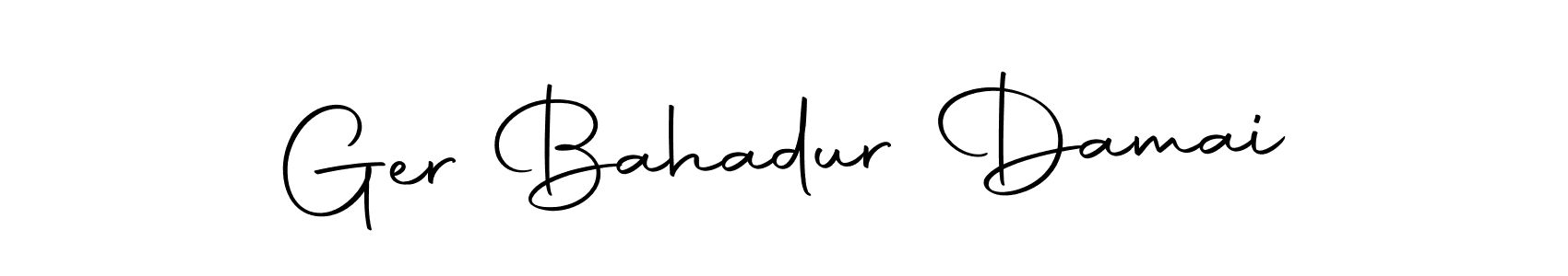 Once you've used our free online signature maker to create your best signature Autography-DOLnW style, it's time to enjoy all of the benefits that Ger Bahadur Damai name signing documents. Ger Bahadur Damai signature style 10 images and pictures png