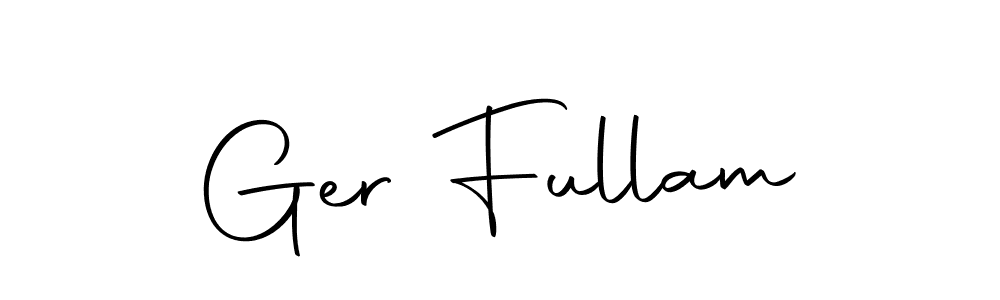 Ger Fullam stylish signature style. Best Handwritten Sign (Autography-DOLnW) for my name. Handwritten Signature Collection Ideas for my name Ger Fullam. Ger Fullam signature style 10 images and pictures png