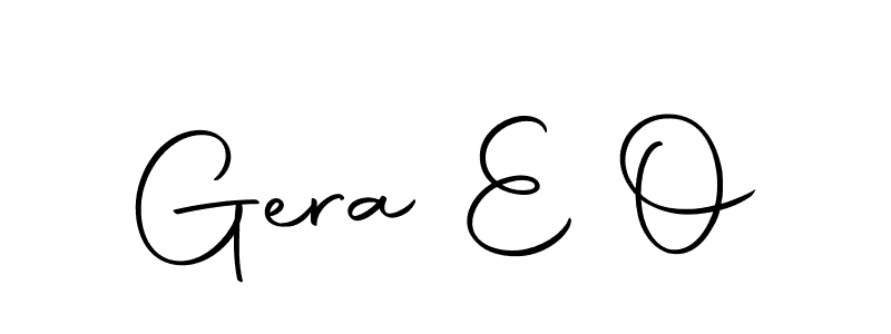 It looks lik you need a new signature style for name Gera E O. Design unique handwritten (Autography-DOLnW) signature with our free signature maker in just a few clicks. Gera E O signature style 10 images and pictures png