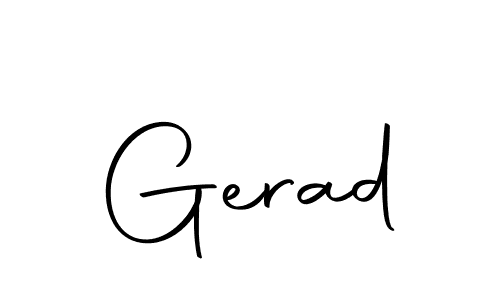 How to make Gerad signature? Autography-DOLnW is a professional autograph style. Create handwritten signature for Gerad name. Gerad signature style 10 images and pictures png