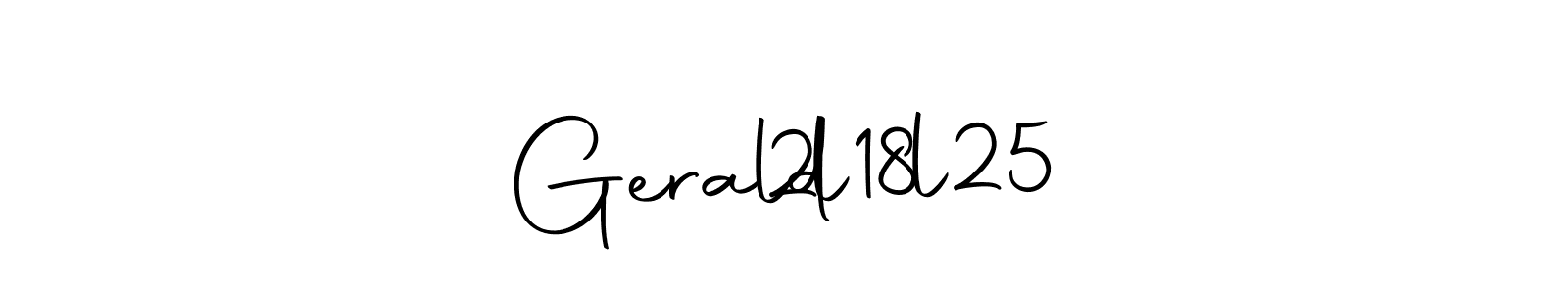 The best way (Autography-DOLnW) to make a short signature is to pick only two or three words in your name. The name Gerald   2l18l25 include a total of six letters. For converting this name. Gerald   2l18l25 signature style 10 images and pictures png