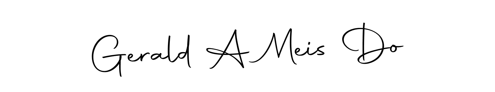 How to make Gerald A Meis Do signature? Autography-DOLnW is a professional autograph style. Create handwritten signature for Gerald A Meis Do name. Gerald A Meis Do signature style 10 images and pictures png
